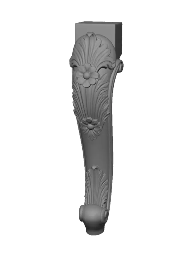 3D model for Ornate Corinthian capital