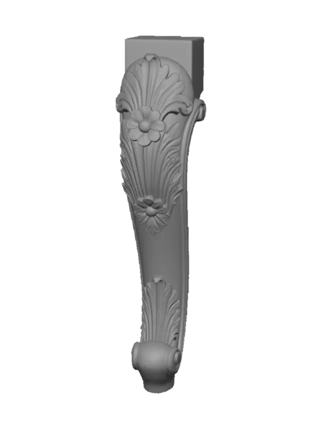 3D model for Ornate Corinthian capital
