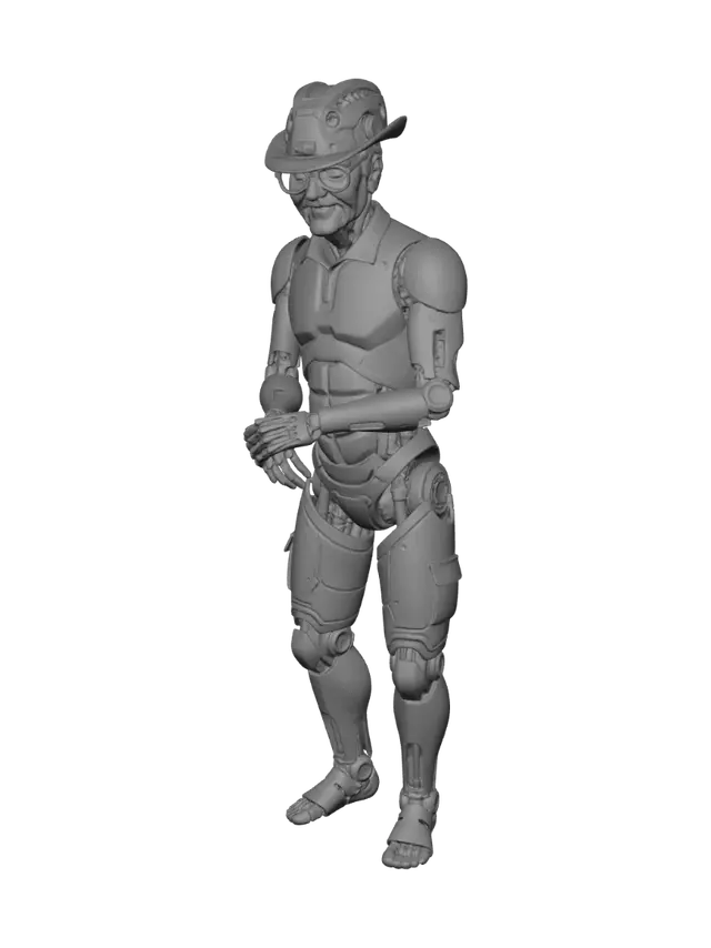3D model for Cyborg Cowboy