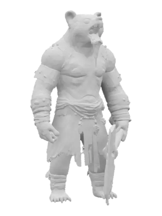3D model for Warrior Beast