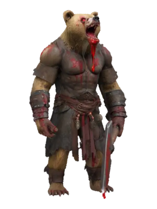 3D model for Warrior Beast
