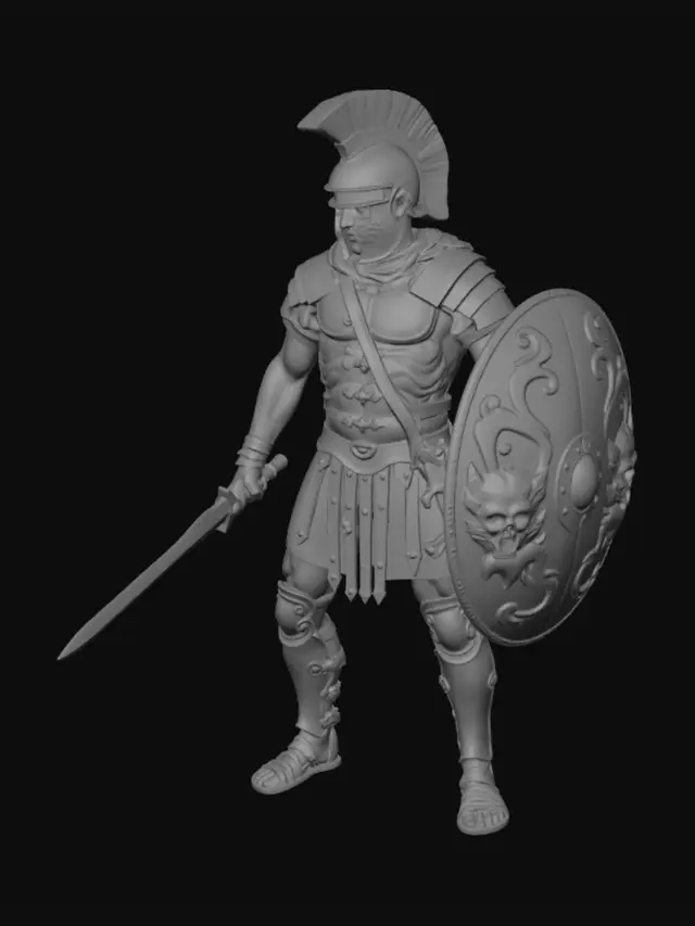 3D model for Redshield Warrior