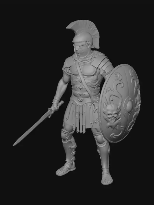 3D model for Redshield Warrior