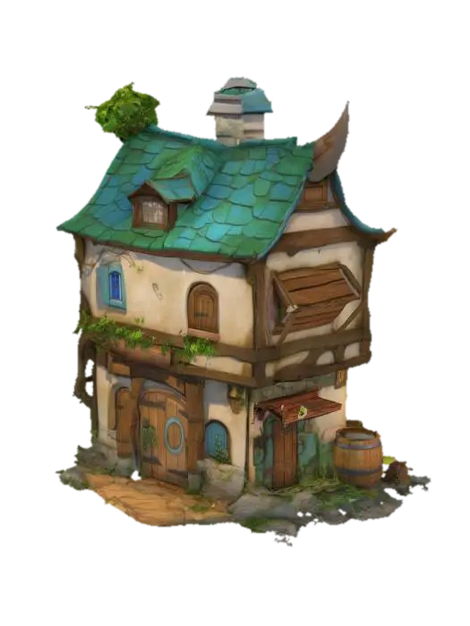 3D model for Enchanted Cottage
