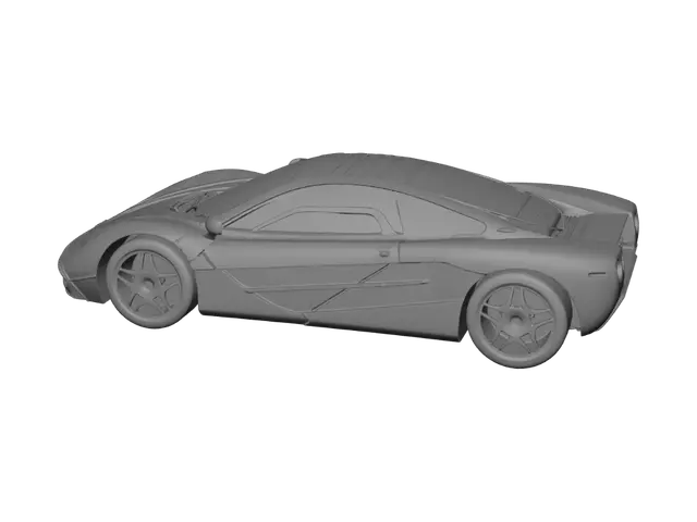3D model for Wireframe Sports Car