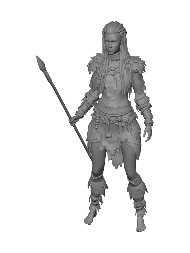 3D model for Cavern Huntress