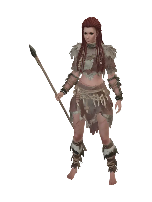 3D model for Cavern Huntress