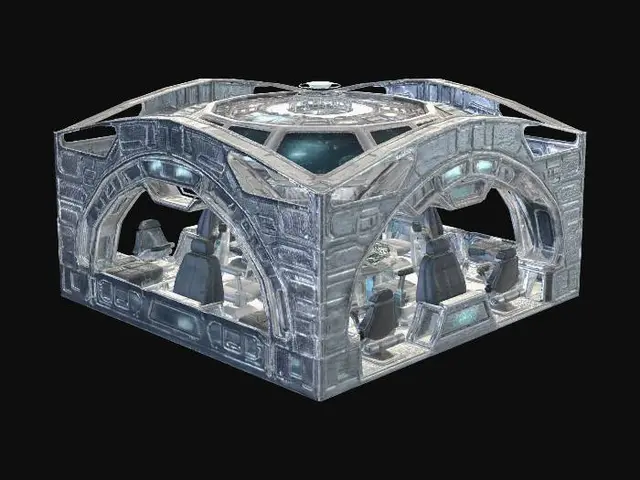 3D model for mother ship bridge interior