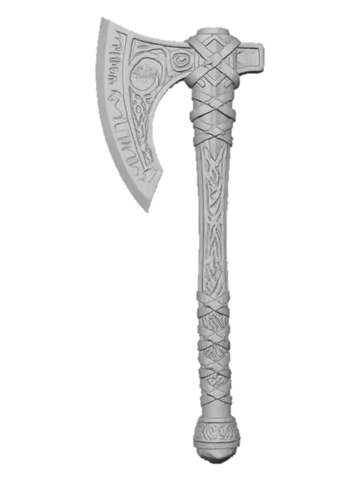 3D model for Mythical Rune Axe
