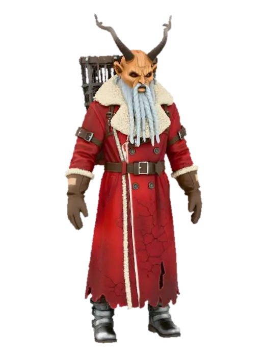 Krampus Enforcer, #Christmas2025# 3D model, vytvořený pomocí AI