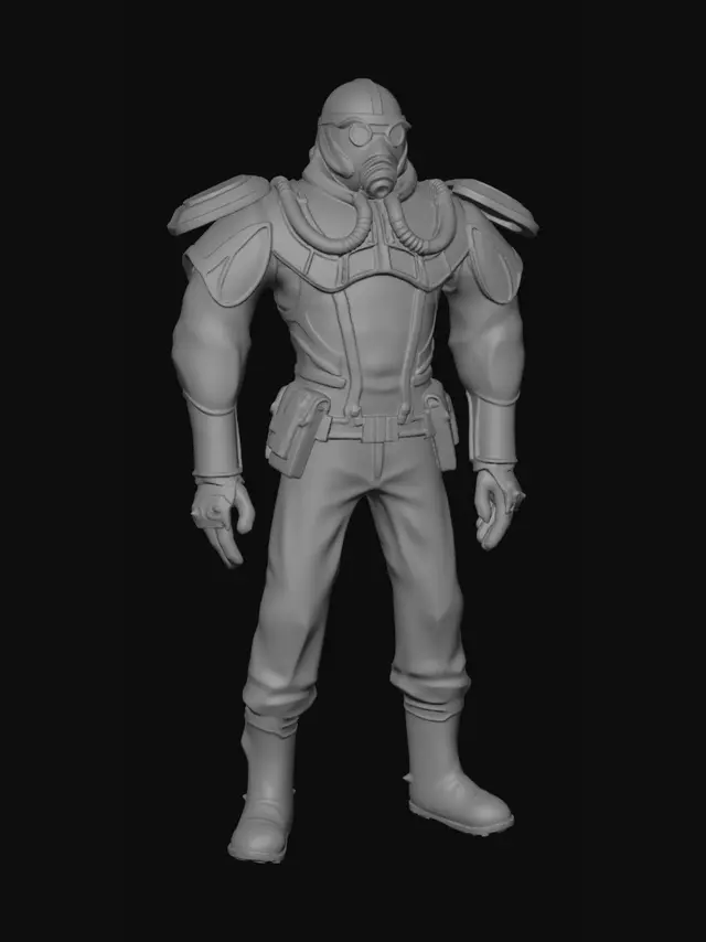 3D model for Gas Mask Vanguard