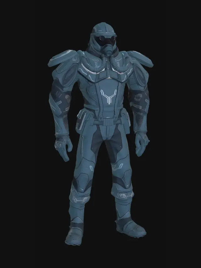 3D model for Gas Mask Vanguard