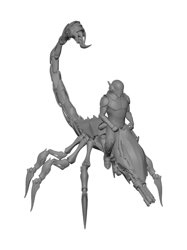 3D model for Neon Scorpion