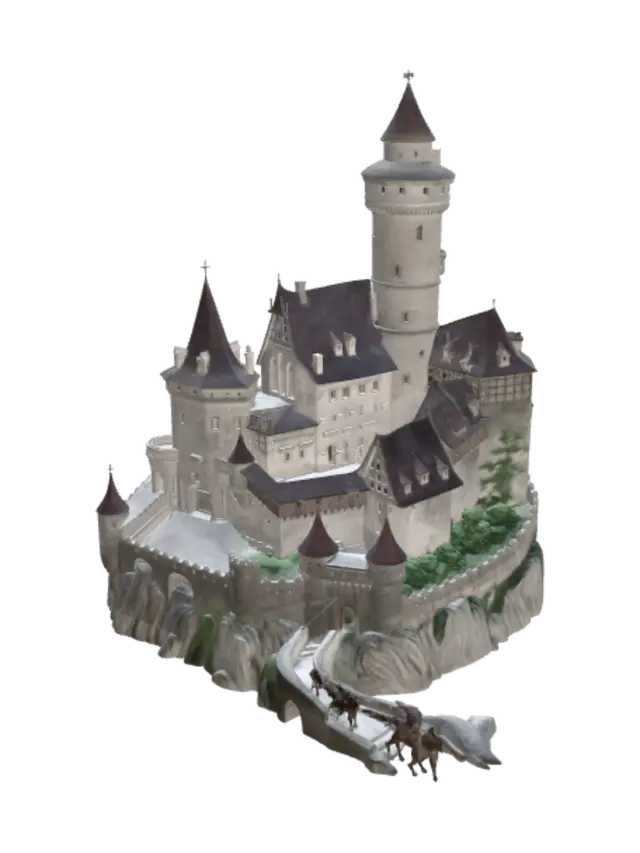 3D model for Castle on the Cliff