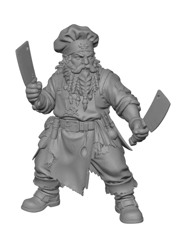 3D model for Skullbeard the Cleaver