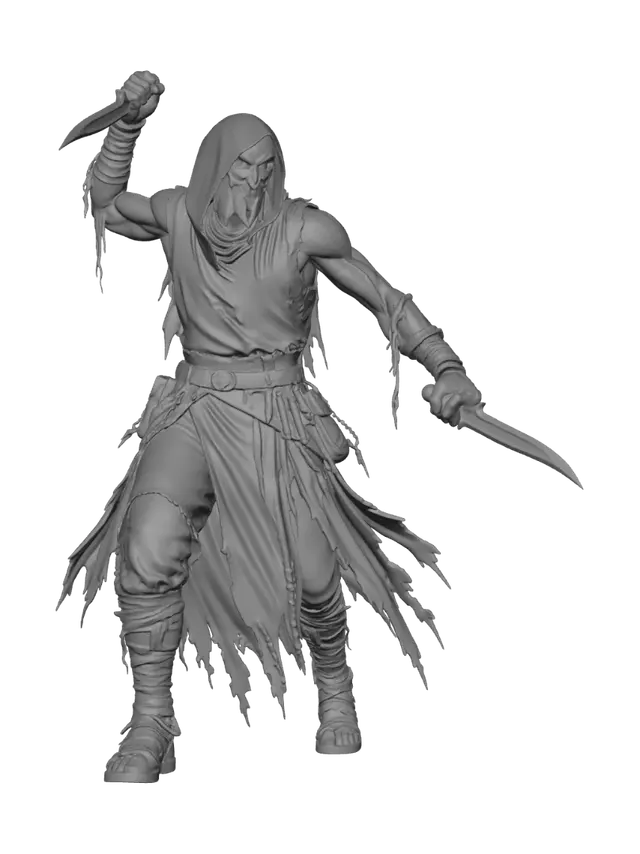 3D model for Crimson Sun Assassin