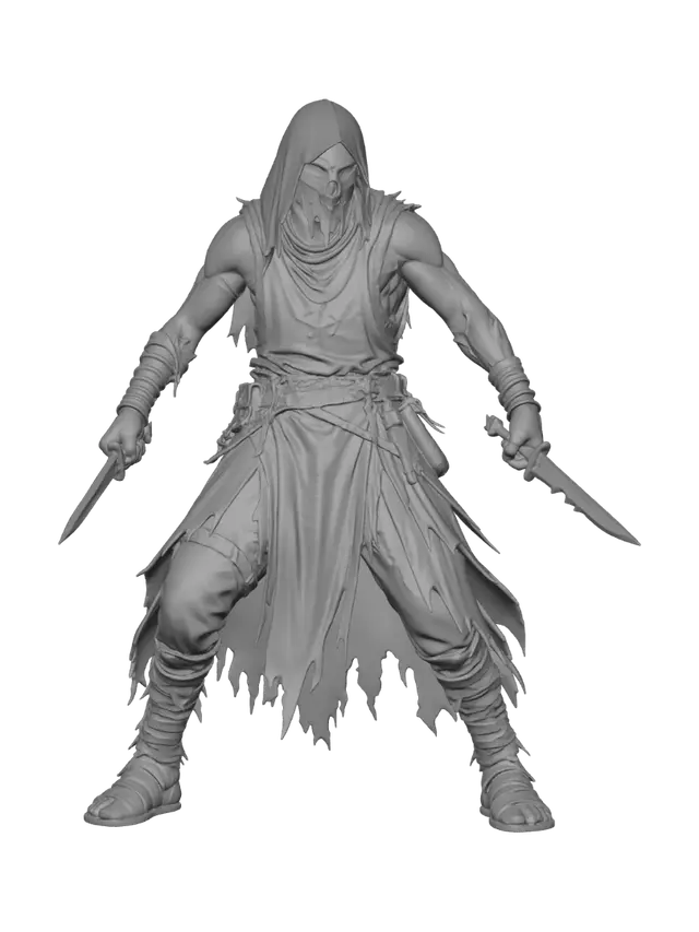 3D model for Crimson Sun Assassin