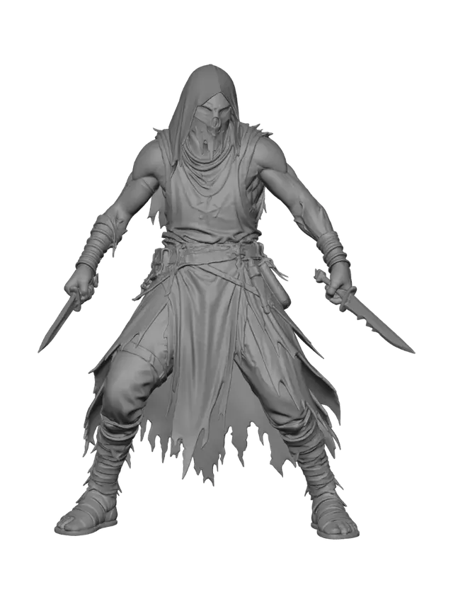 3D model for Crimson Sun Assassin