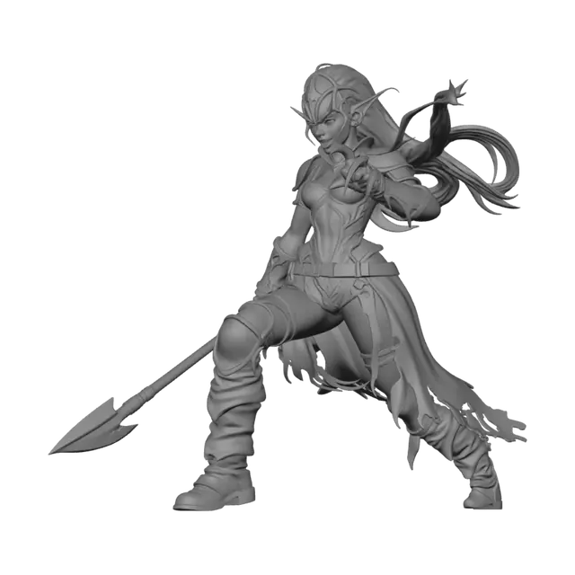3D model for Crimson Huntress