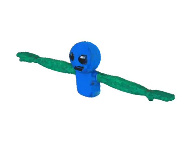 T-Pose Statue - Mo-3D-modell, genererad av AI