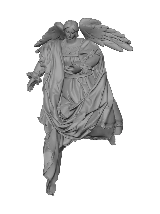 3D model for Blue-Winged Angel