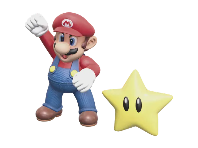 3D model for Fantasy Mario Star