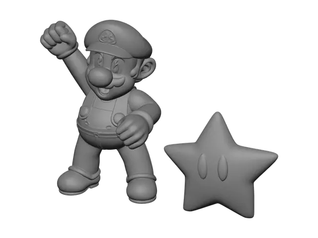 3D model for Fantasy Mario Star