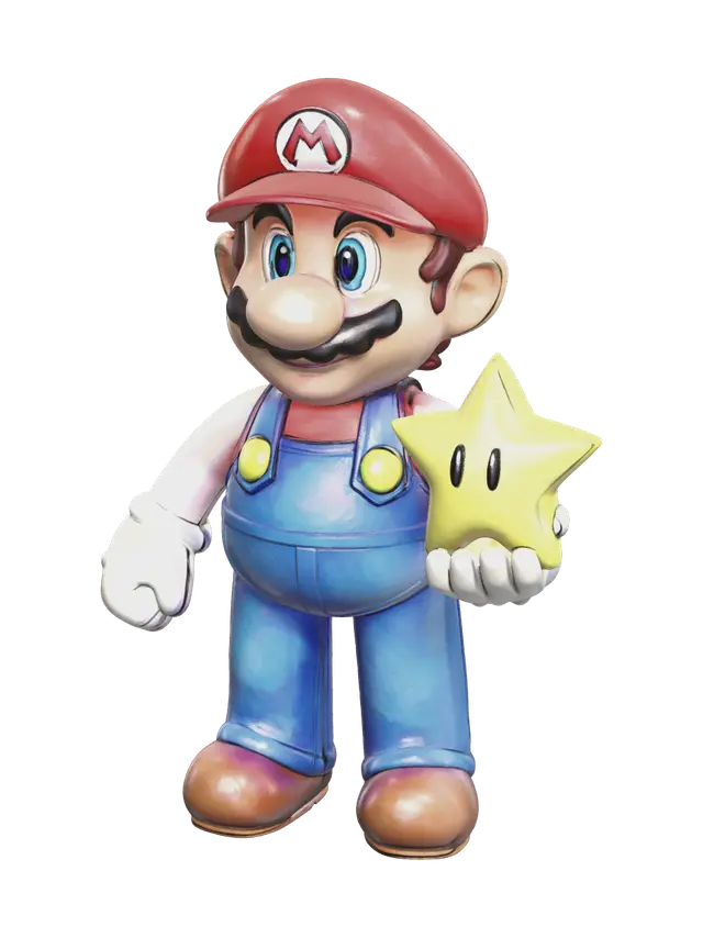 3D model for Ornate Mario Star