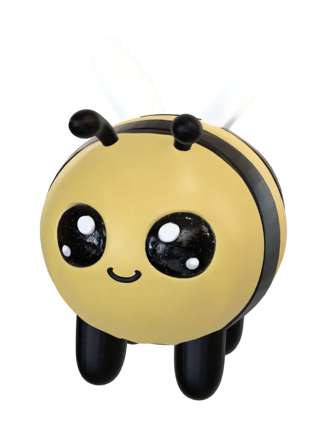 Biene - Bee 3D model, vytvořený pomocí AI
