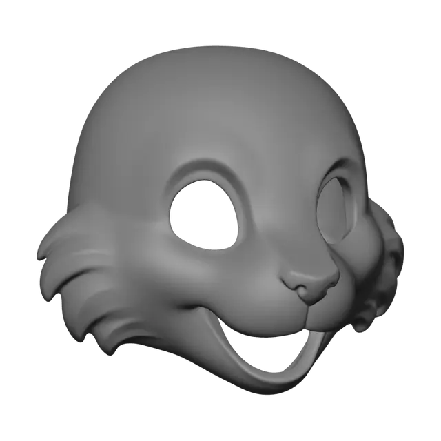 3D model for Cheerful Pup Mask