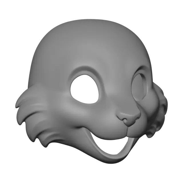 3D model for Cheerful Pup Mask