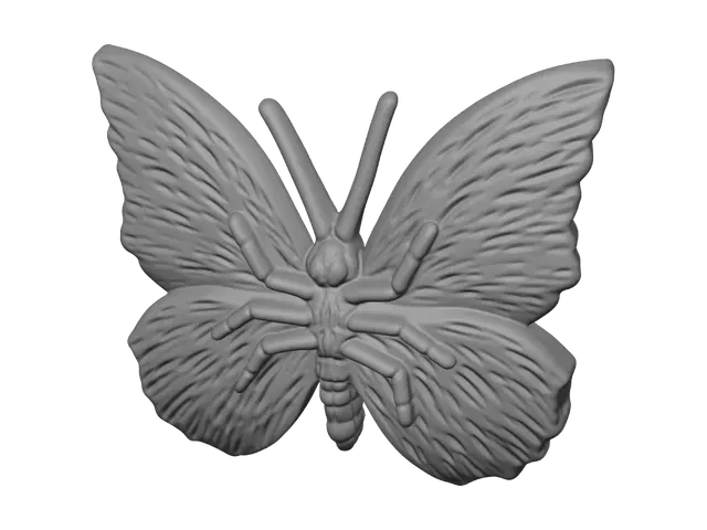 3D model for Crimson Butterfly