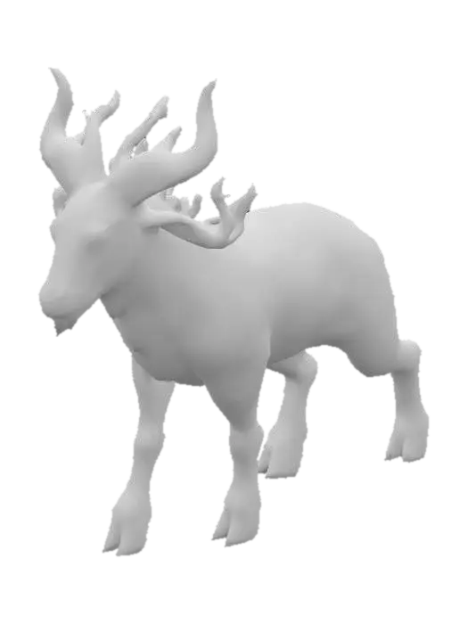 3D model for anime like pokemon, spiritual pets. fantasy,Big and muscular elemental. fire Goat, wooly goat, mature adult, Hell, demon goat, horn of fire. fire hoof fire eyes