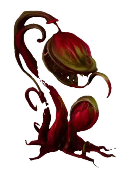 Predatory Flora, #Halloween2025# 3D model, vytvořený pomocí AI