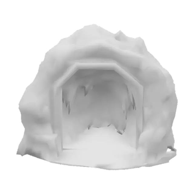 3D model for Cave entrance, #SketchTo3D#