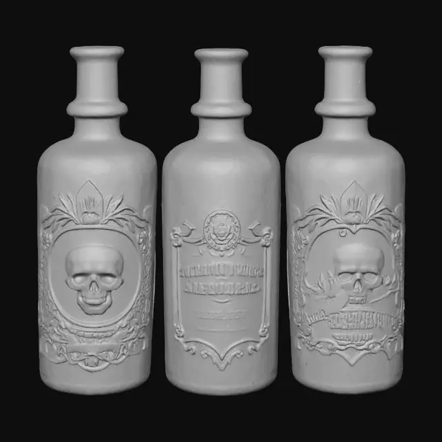 3D model for Potion Bottles Collection, #Halloween2025#