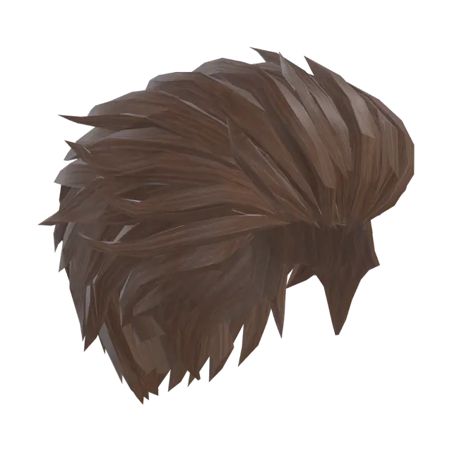 Hairstyle - Men 3D model, vytvořený pomocí AI