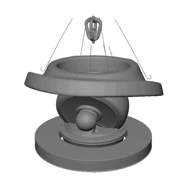3D model for Люстра в виде аудио динамика