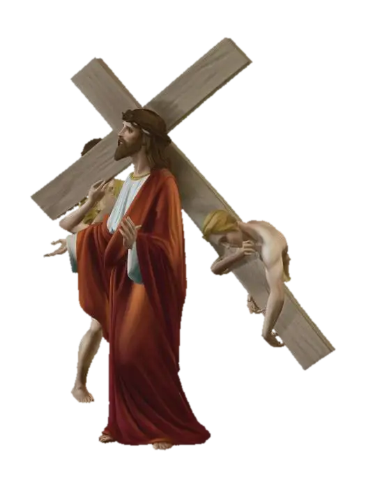 Jesus Christ second station - Devotional 3D model, vytvořený pomocí AI