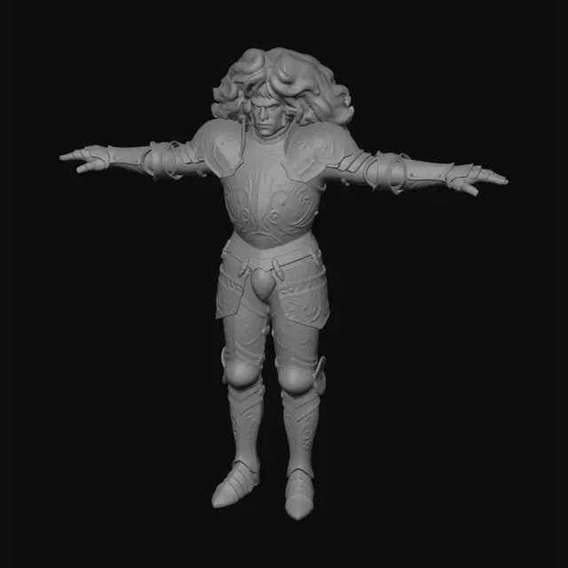 3D model for Beastslayer Warden