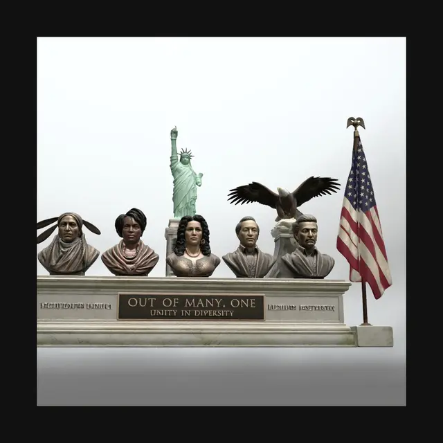 3D model for Out of Many, One