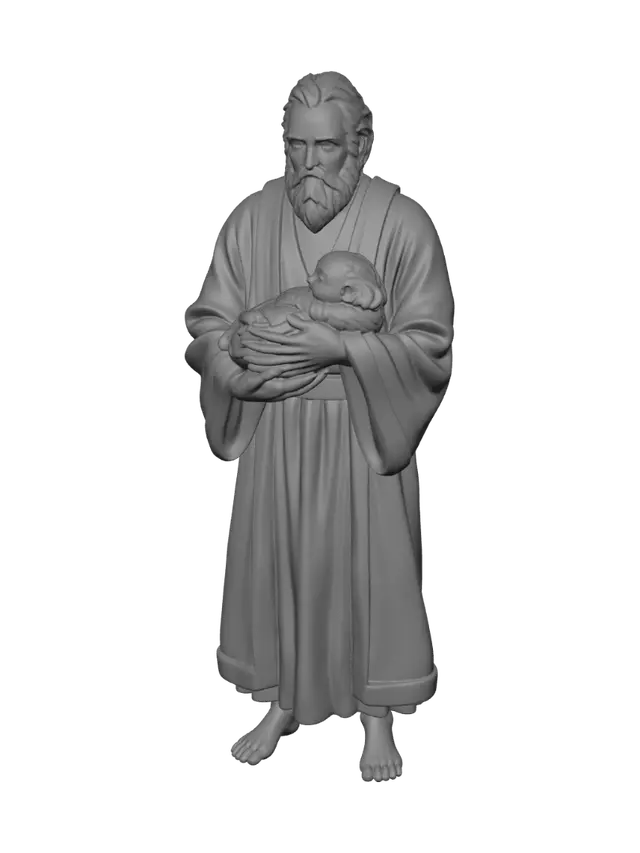3D model for Saint Joseph and the Christ Child
