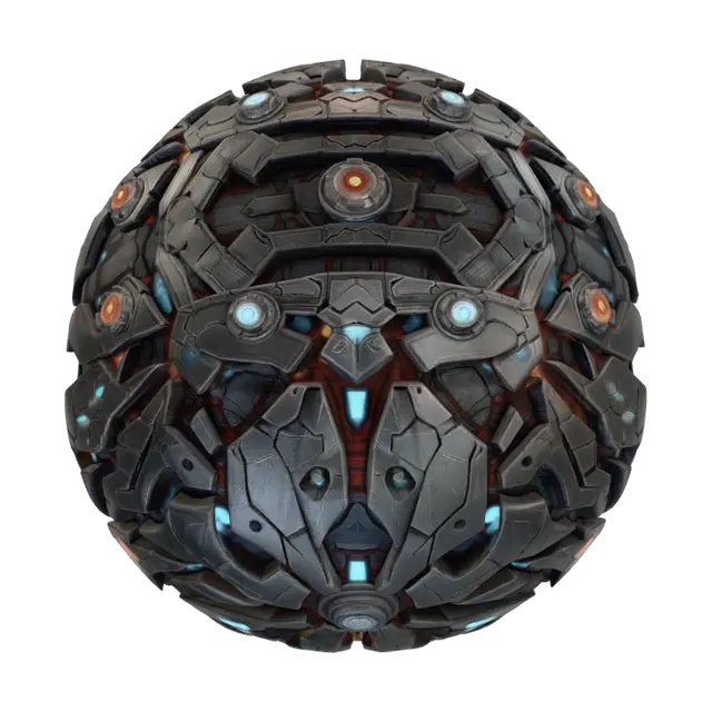 3D model for 生成一个赛博坦星球