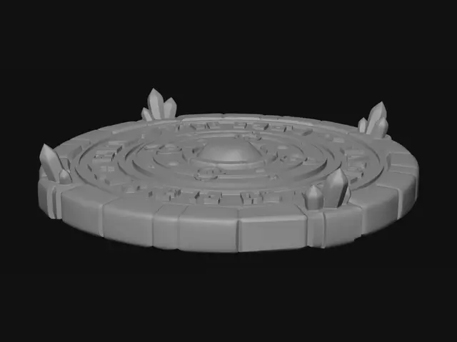 3D model for Crystal Runic Circle