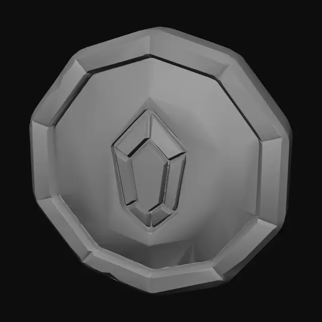 3D model for Crystal Runic Circle