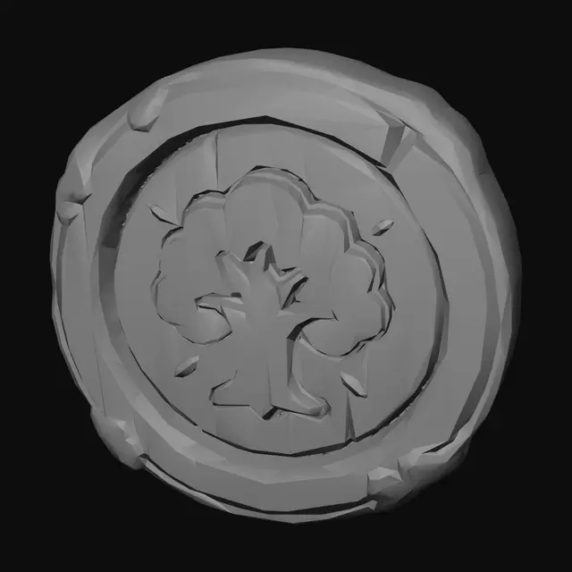 3D model for Crystal Runic Circle