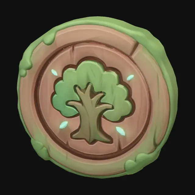 3D model for Crystal Runic Circle