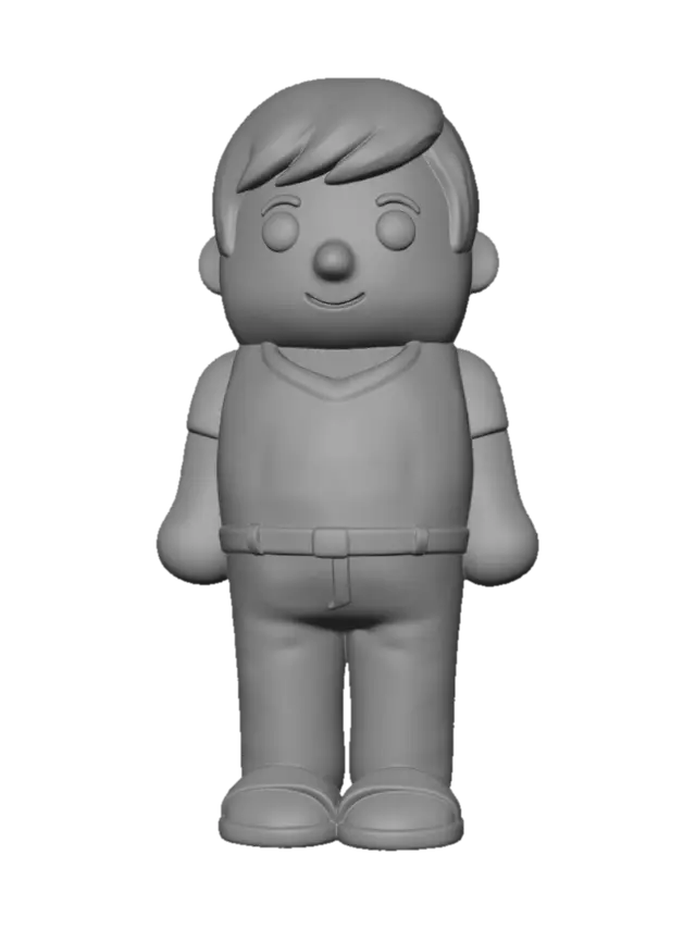 3D model for Village Boy Qing
