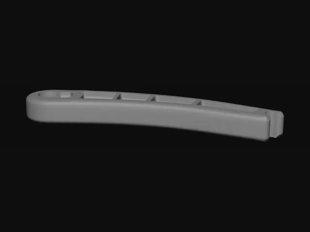 3D model for Broken plastic lever