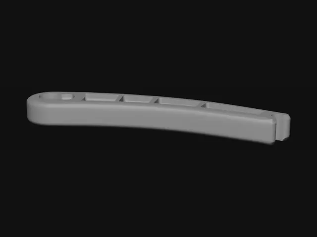 3D model for Broken plastic lever
